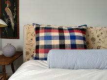Load image into Gallery viewer, The Bolster Pillow - Perennials Navy  Stripe
