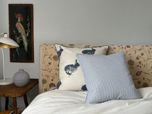 Load image into Gallery viewer, The Standard Pillow - Perennials Navy Stripe