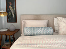 Load image into Gallery viewer, The Baby Bolster - custom Lisa Fine Textiles Malabar on White Linen