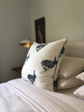 Load image into Gallery viewer, The Standard (but Bigger) - custom Lake August Bun with navy piping