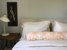 Load image into Gallery viewer, The Bolster Pillow - custom Alice Sergeant Textiles Dabke in Pink