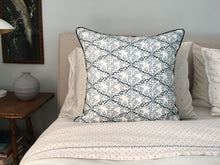 Load image into Gallery viewer, The Standard Pillow - custom Lake August Tula on White Linen