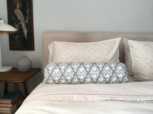 Load image into Gallery viewer, The Baby Bolster - custom Lake August Tula on White Linen