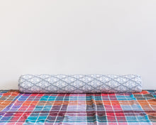 Load image into Gallery viewer, The Bolster Pillow - custom Lake August Tula on White Linen