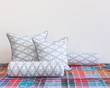 Load image into Gallery viewer, The Baby Bolster - custom Lake August Tula on White Linen