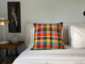 The Standard (but Bigger) - Vintage Plaid Red + Yellow