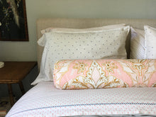Load image into Gallery viewer, The Bolster Pillow - custom Alice Sergeant Textiles Dabke in Pink