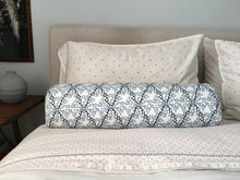 Load image into Gallery viewer, The Baby Bolster - custom Lake August Tula on White Linen