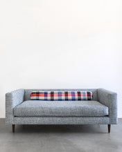Load image into Gallery viewer, The Bolster Pillow - vintage Moroccan Blue Plaid