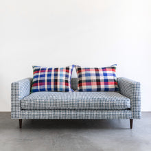Load image into Gallery viewer, The Reading Pillow - Vintage Moroccan Plaid in Blue