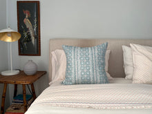 Load image into Gallery viewer, The Standard Pillow - custom Lisa Fine Textiles Malabar on White Linen