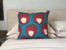 Load image into Gallery viewer, The Standard Pillow - Peter Dunham Bukhara Peacock/Raspberry