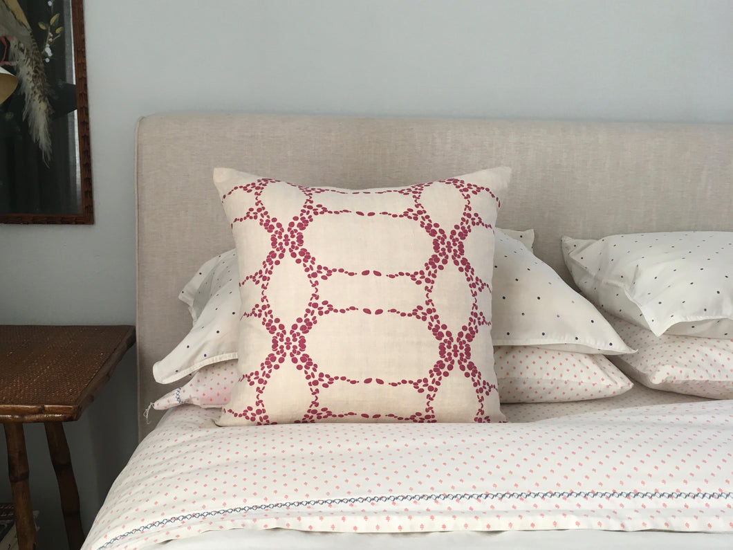 The Standard Pillow (but a leetle smaller) - custom Madison and Grow, Elizabeth